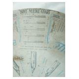 Vintage Boye Needle Company Rotary Display Case (75+% full)