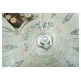 Vintage Boye Needle Company Rotary Display Case (75+% full)