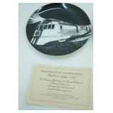 BNSF Collectors Plates with Certificates of Authenticity 14ct. All are edged with 23K Gold