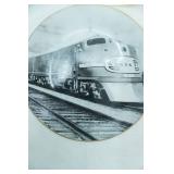 BNSF Collectors Plates with Certificates of Authenticity 14ct. All are edged with 23K Gold