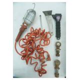 Trailer Hitch Balls, Treble Light, Ice Scrapers, Air Pressure Gauge