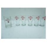 Vintage Old Milwaukee Beer Glasses 5ct & 1 Old Milwaukee Mug
