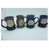 Renaissance Festival Stoneware Mugs