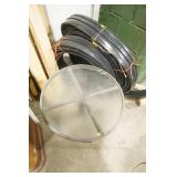 Aluminum Baseball Bat, Hockey Stick, Glass Patio Side Table, Landscape Edging