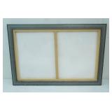 Framed Canvas Print World Map. "Ancient World Map VII" by Design art