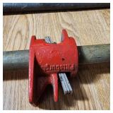 Lot of 2 Pipe Clamps