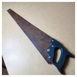 Hand Saw with Blue Handle