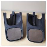 Pair of Black Truck Side Mirror Extensions