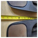 Pair of Black Truck Side Mirror Extensions