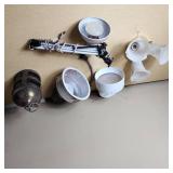 Variety of Household Lighting Fixtures and Parts