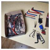 Assorted Allen Wrenches and Hex Keys