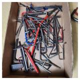 Assorted Allen Wrenches and Hex Keys