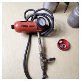 Paint Spray Guns including Air Regulator, Spray Guns, and Accessories