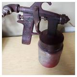 Paint Spray Guns including Air Regulator, Spray Guns, and Accessories