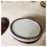 Ceramic Tea Pot, Mini  Mugs, Slip 