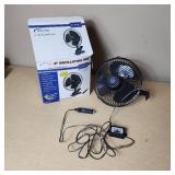 Tracker 8" Oscillating Fan Model 023-330 with 12V DC Power