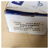 Chicago Hardware Lag Screw Eyebolts with dimensions of 5/16" x 4-3/4" and an overall length of 5-13/16"