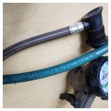 A/C Pro Recharge Hose with Pressure Gauge