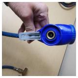 Lot of Automotive A/C Refrigerant Charging Hoses and Gauge