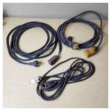Lot of Electrical Cords and Extension Cables