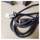 Lot of Electrical Cords and Extension Cables