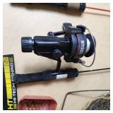Fishing Gear including Rattle Reel, Fishing Rods, and Accessories
