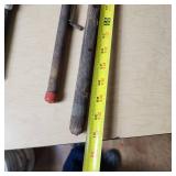 Assorted Fishing Equipment including Silstar Vertex Reel, Ice Fishing Rods, Rattle Reel, and Wire Fish Basket