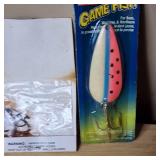 Lot of Fishing Tackle and Accessories including Mister Twister Lures, Water Gremlin Sinkers, and Hooks