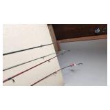 Assorted Fishing Rods and Reels including Zebco and South Bend Models