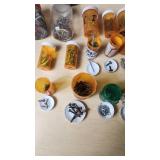 Lot of Assorted Screws and Hardware in Various Containers