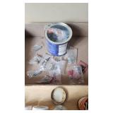 Lot of Assorted Screws and Hardware in Various Containers
