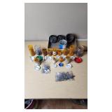 Lot of Mixed Hardware Items including Screws, Bolts, and Fasteners