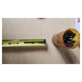 Lot of Mixed Hardware Items including Screws, Bolts, and Fasteners