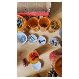 Assorted Hardware and Fasteners in Containers