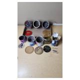 Lot of Various Nails and Screws with Containers