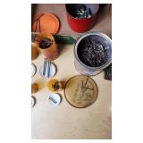 Lot of Assorted Nails, Screws, and Hardware