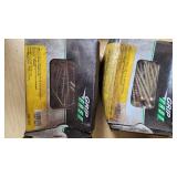 Assorted Nails and Screws in Various Containers