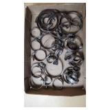 Box of Assorted Hose Clamps