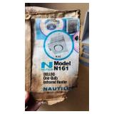 Nautilus Model N161 Deluxe One-Bulb Infrared Heater with Mounting Brackets