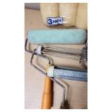 Paint Roller Lot including Sears Roebuck Roller, Contractor Packs, and Accessories