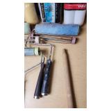 Paint Roller Lot including Sears Roebuck Roller, Contractor Packs, and Accessories