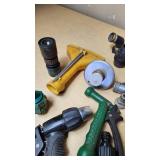 Assorted Garden Hose Nozzles and Connectors