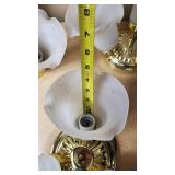 Ceiling Light Fixture with Frosted Glass Shades