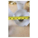 Ceiling Light Fixture with Frosted Glass Shades