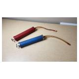 Red and Blue Manual Fluid Transfer Pumps