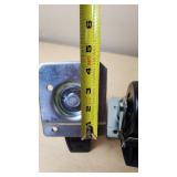 Set of 4 Heavy-Duty Swivel Casters with Brake On/Off