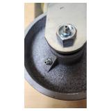 Heavy Duty Swivel Casters approximately 5 inches in diameter