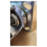 Heavy Duty Swivel Casters approximately 5 inches in diameter