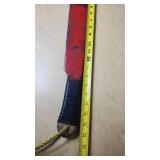 Red Machete with Tape-Wrapped Handle