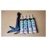 DAP Alex Plus Acrylic Latex Caulk with Silicone and Caulking Gun